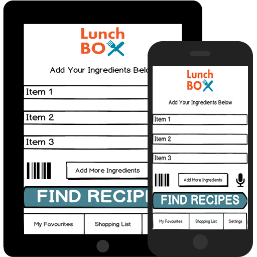 LunchBox App Screens
